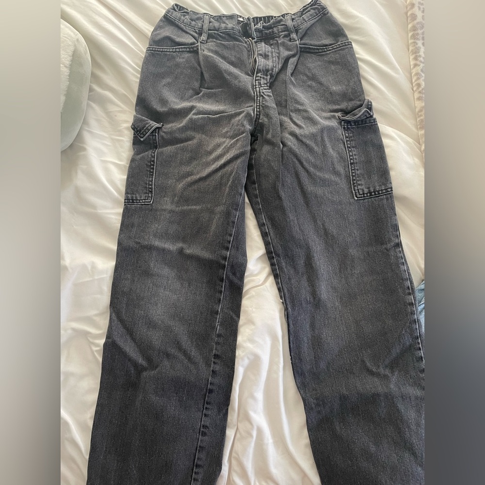 black cargo pants